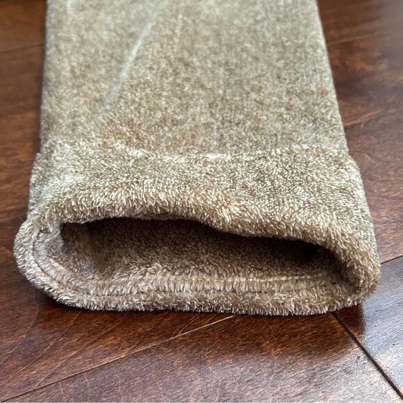 Daniel Buchler Men’s Plush Tan Bathrobe, Size L/XL - Picture 6 of 15